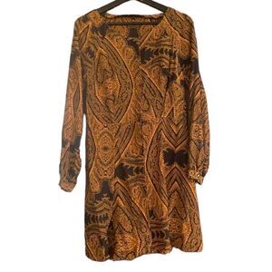 Guess by Marciano Vintage Women's Silk Printed Mini Dress Old Money